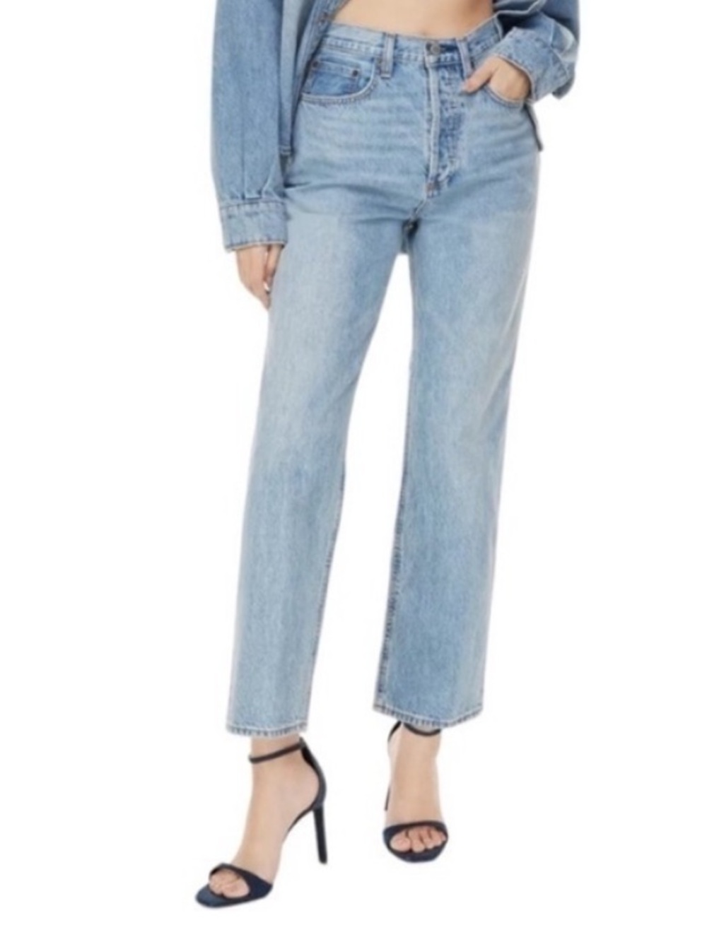 Aritzia Denim Forum Joni High Rise Loose 29L Jeans